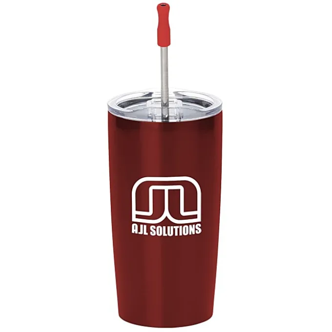 Yowie Vacuum Tumbler with Stainless Straw Set - 18 oz