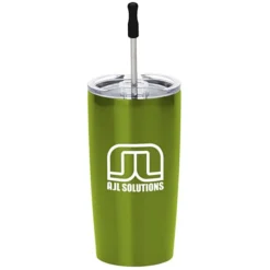 Yowie Vacuum Tumbler with Stainless Straw Set - 18 oz