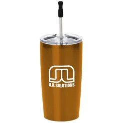 Yowie Vacuum Tumbler with Stainless Straw Set - 18 oz