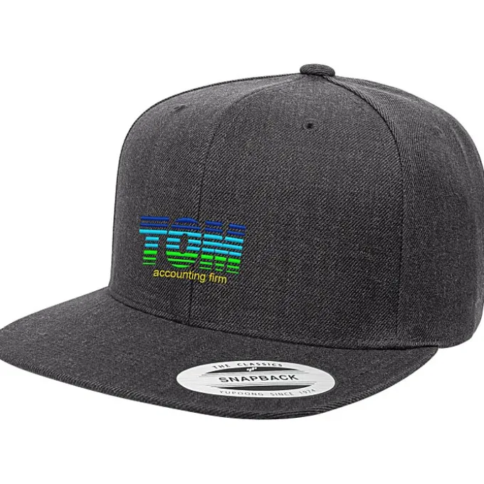 Yupoong Classic Flat Bill Snapback Cap