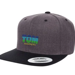 Yupoong Classic Flat Bill Snapback Cap