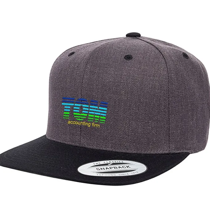 Yupoong Classic Flat Bill Snapback Cap