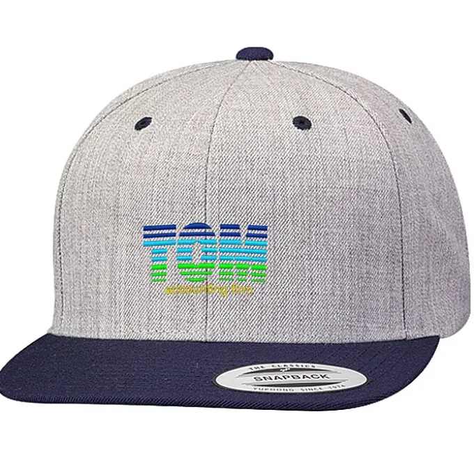 Yupoong Classic Flat Bill Snapback Cap