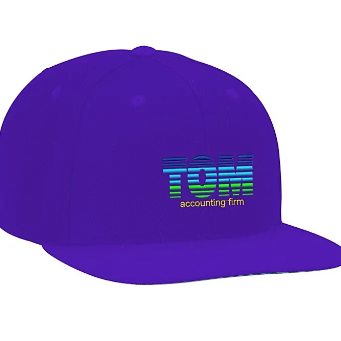 Yupoong Classic Flat Bill Snapback Cap