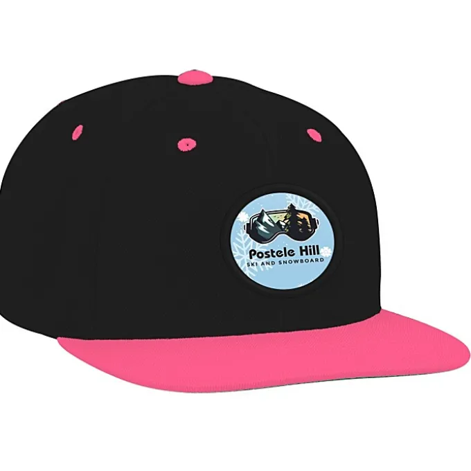 Yupoong Classic Flat Bill Snapback Cap - Full Color Patch