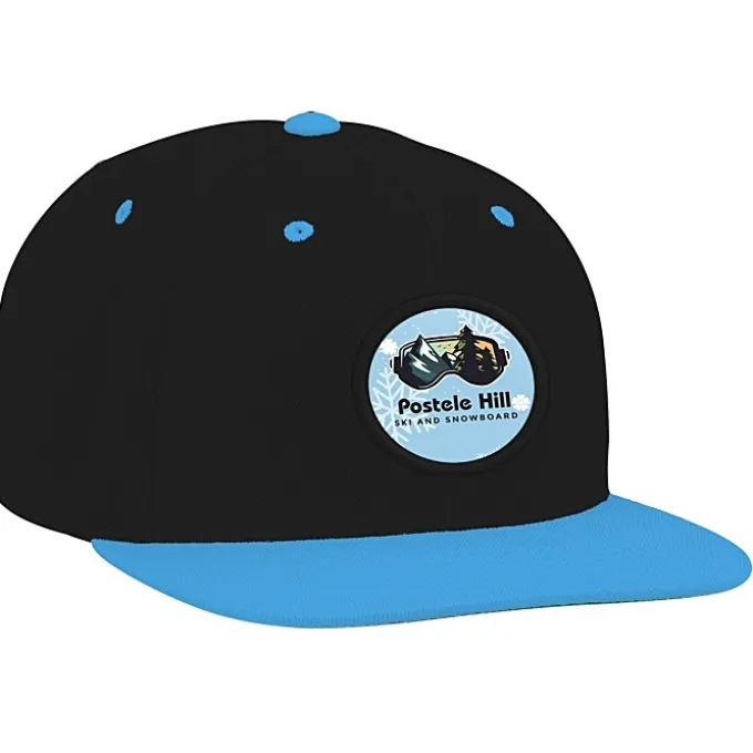 Yupoong Classic Flat Bill Snapback Cap - Full Color Patch