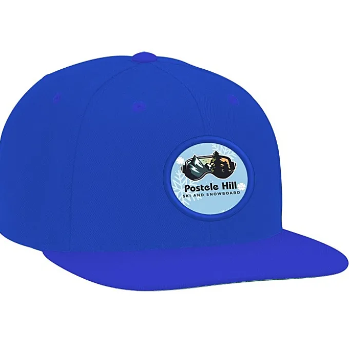 Yupoong Classic Flat Bill Snapback Cap - Full Color Patch