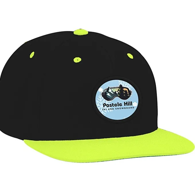 Yupoong Classic Flat Bill Snapback Cap - Full Color Patch
