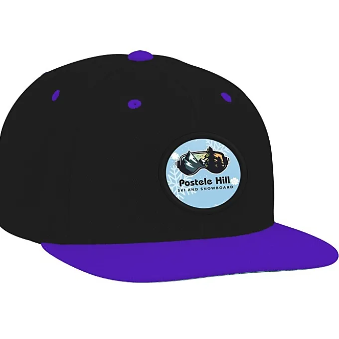 Yupoong Classic Flat Bill Snapback Cap - Full Color Patch