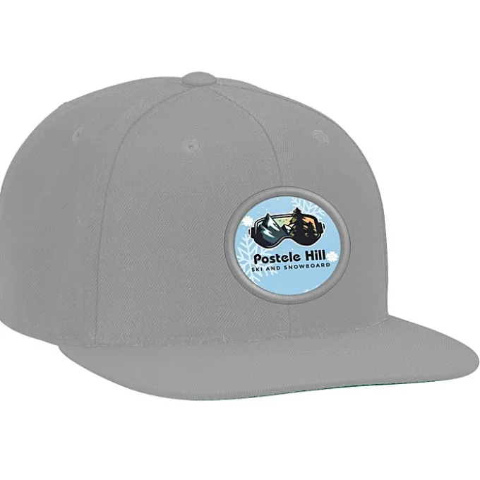 Yupoong Classic Flat Bill Snapback Cap - Full Color Patch