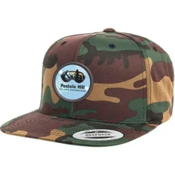 Yupoong Classic Flat Bill Snapback Cap - Full Color Patch