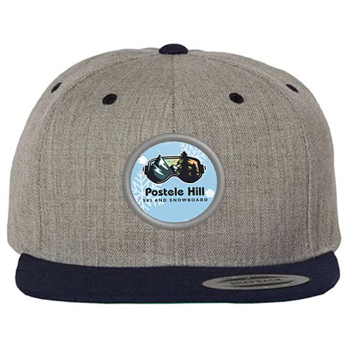 Yupoong Classic Flat Bill Snapback Cap - Full Color Patch