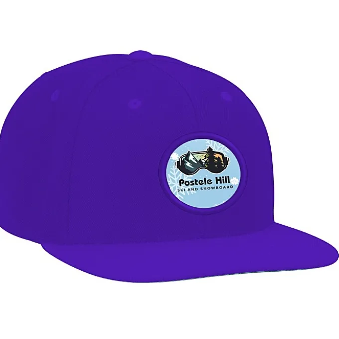 Yupoong Classic Flat Bill Snapback Cap - Full Color Patch