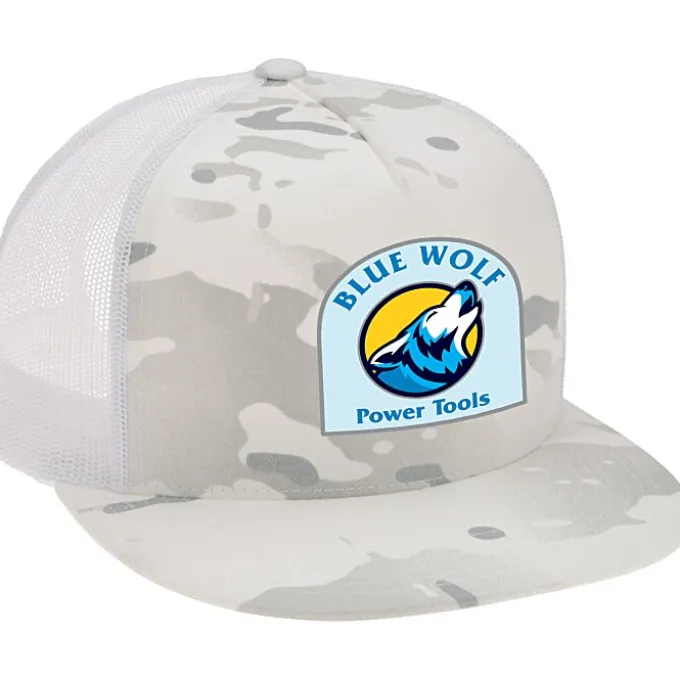 Yupoong Five Panel Classic Mesh Trucker Cap - Camo - Full Color