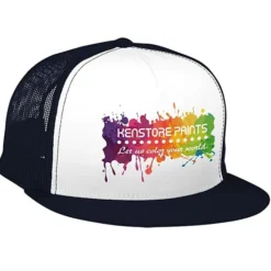 Yupoong Five Panel Classic Mesh Trucker Cap - Full Color