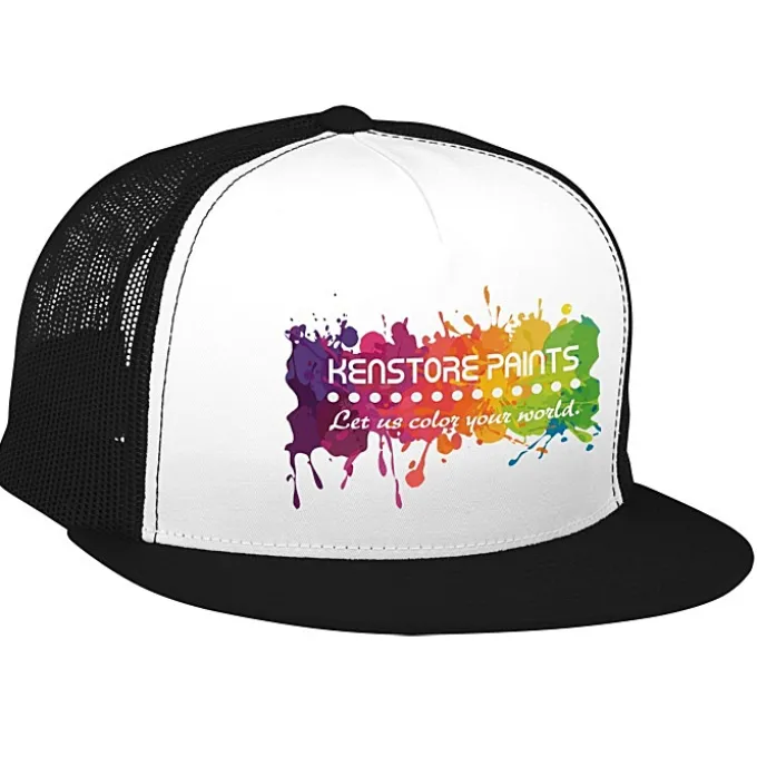 Yupoong Five Panel Classic Mesh Trucker Cap - Full Color