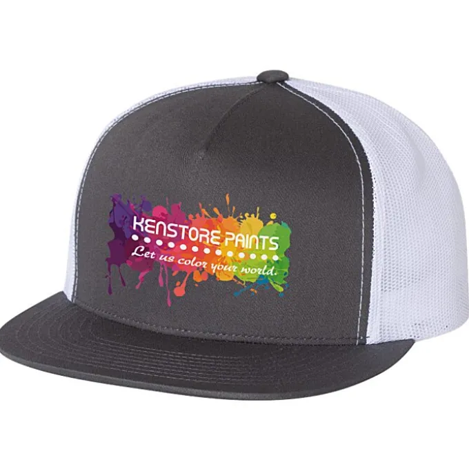 Yupoong Five Panel Classic Mesh Trucker Cap - Full Color