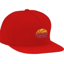 Yupoong Five Panel Flat Bill Cap