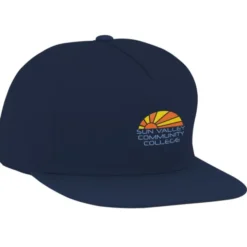 Yupoong Five Panel Flat Bill Cap