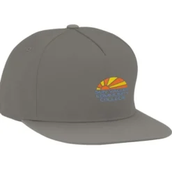 Yupoong Five Panel Flat Bill Cap