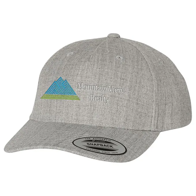 Yupoong Five Panel Wool Blend Cap