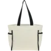 Zippered 10-oz Cotton Accent Tote