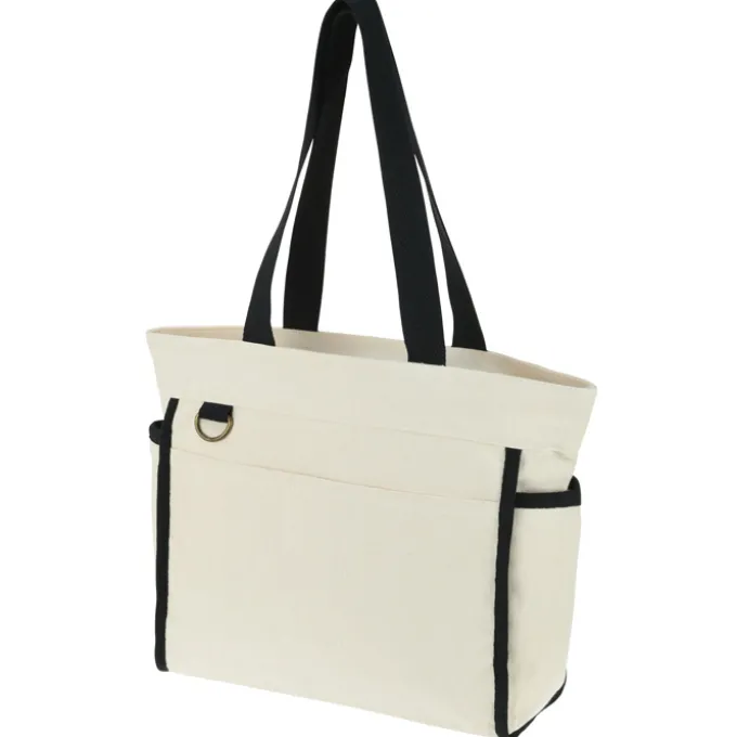 Zippered 10-oz Cotton Accent Tote