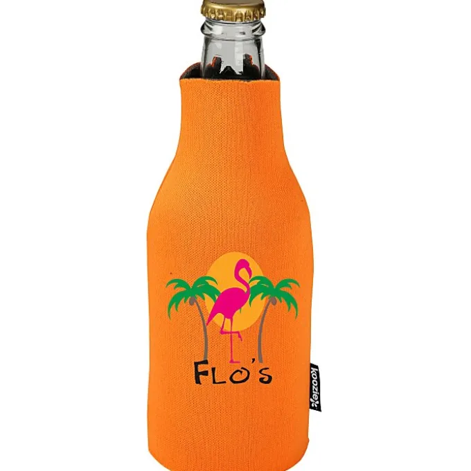 Zip-Up Bottle Koozie® Cooler