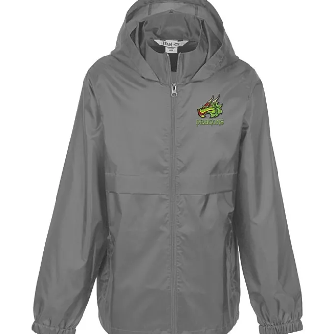 Zone Lightweight Hooded Jacket - Youth - Emb