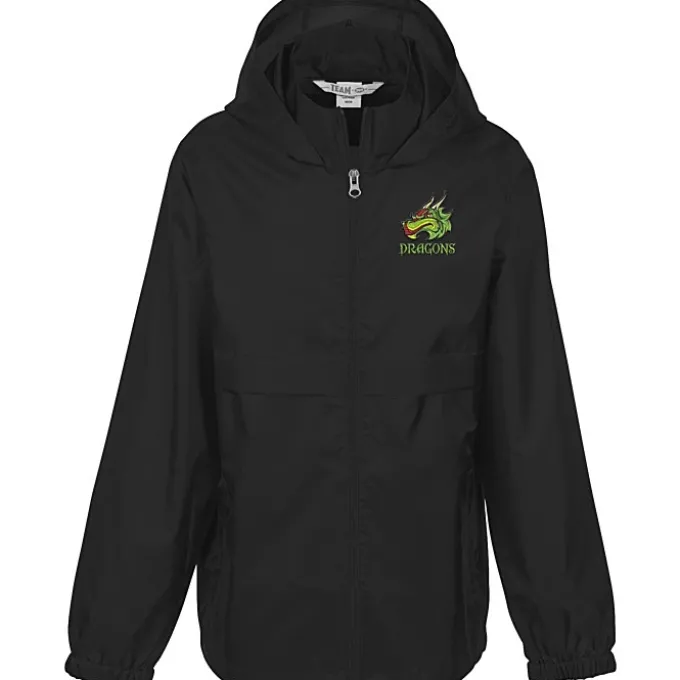Zone Lightweight Hooded Jacket - Youth - Emb