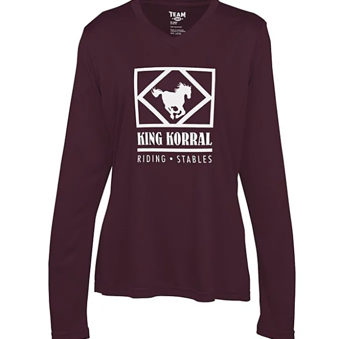 Zone Performance Long Sleeve Tee - Ladies' - Screen