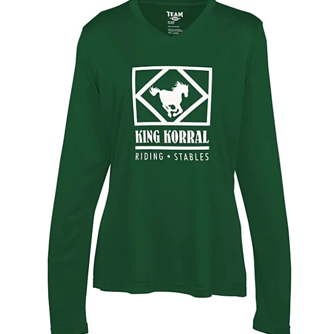 Zone Performance Long Sleeve Tee - Ladies' - Screen