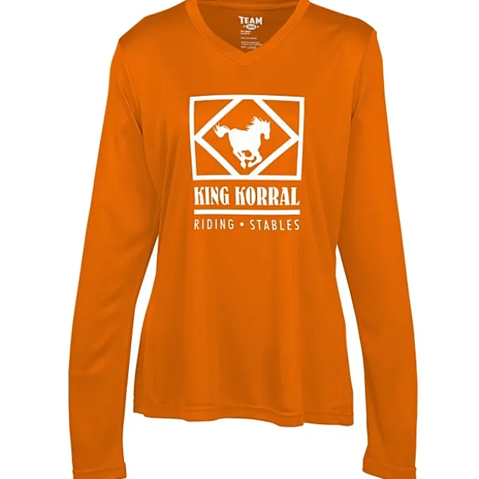 Zone Performance Long Sleeve Tee - Ladies' - Screen