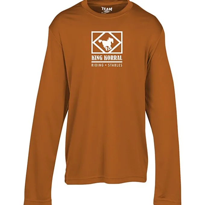 Zone Performance Long Sleeve Tee - Youth - Screen