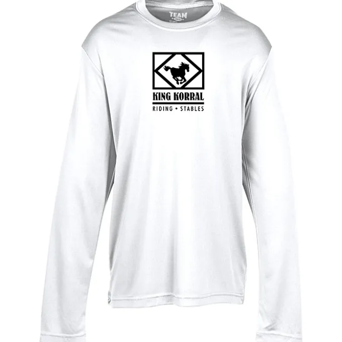 Zone Performance Long Sleeve Tee - Youth - Screen