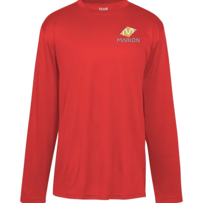Zone Performance Long Sleeve Tee - Men's - Embroidered