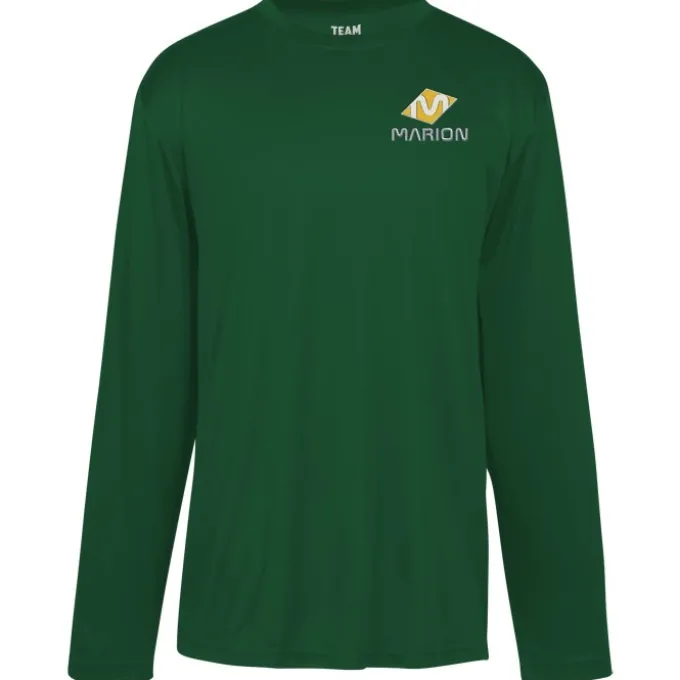 Zone Performance Long Sleeve Tee - Men's - Embroidered