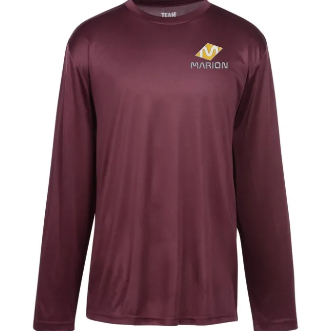 Zone Performance Long Sleeve Tee - Men's - Embroidered