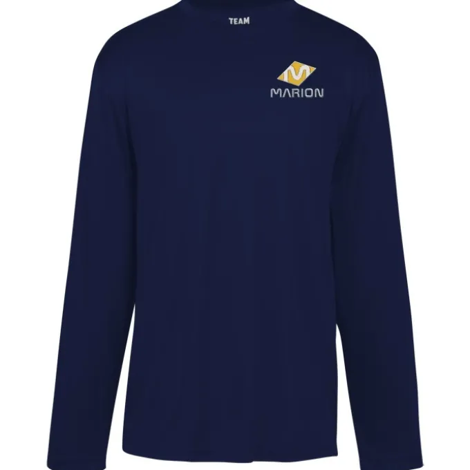 Zone Performance Long Sleeve Tee - Men's - Embroidered