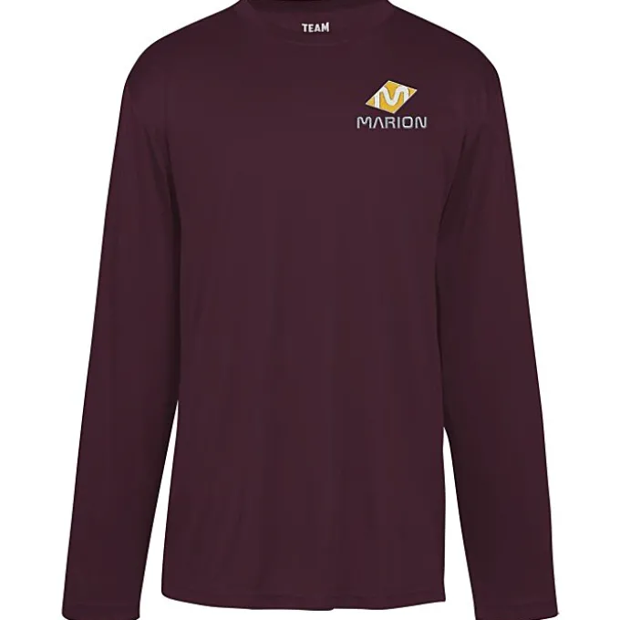 Zone Performance Long Sleeve Tee - Men's - Embroidered