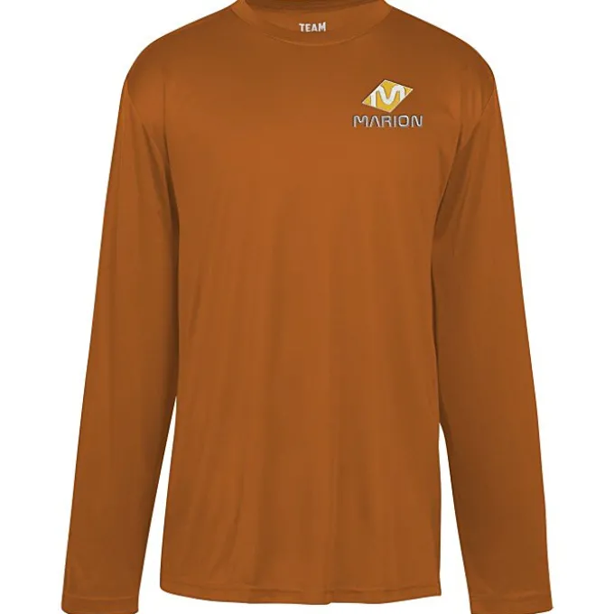 Zone Performance Long Sleeve Tee - Men's - Embroidered