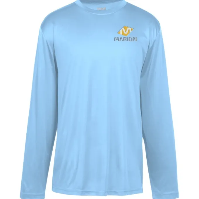 Zone Performance Long Sleeve Tee - Men's - Embroidered