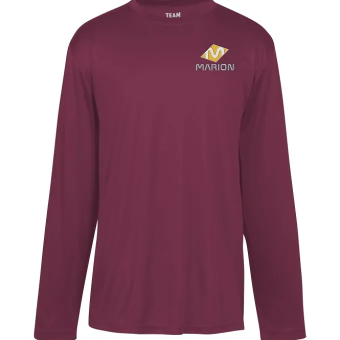 Zone Performance Long Sleeve Tee - Men's - Embroidered