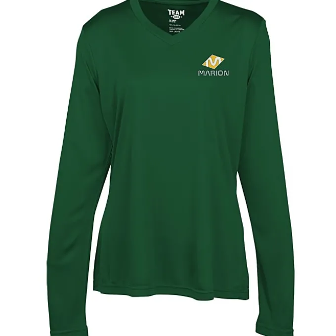 Zone Performance Long Sleeve Tee - Ladies' - Embroidered