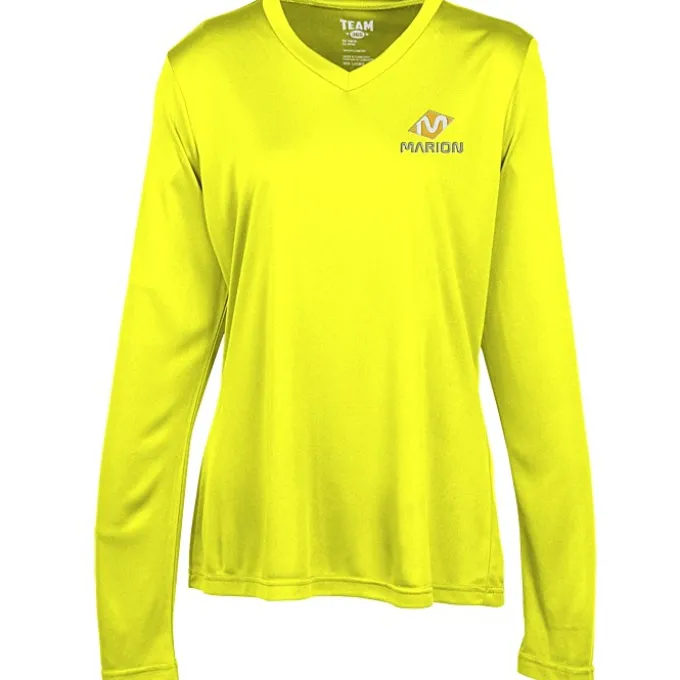 Zone Performance Long Sleeve Tee - Ladies' - Embroidered