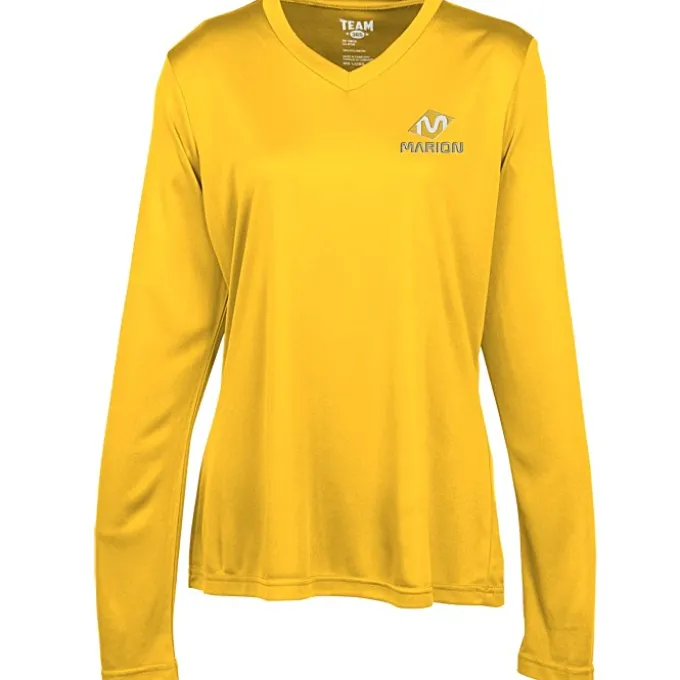 Zone Performance Long Sleeve Tee - Ladies' - Embroidered