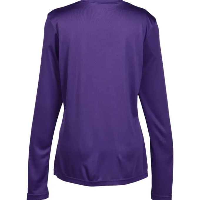 Zone Performance Long Sleeve Tee - Ladies' - Embroidered