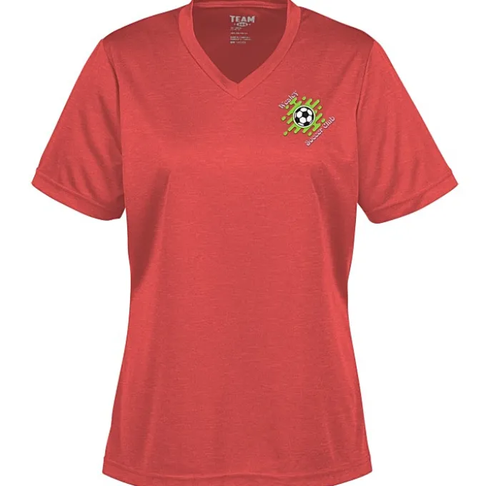 Zone Performance Tee - Ladies' - Heathers - Embroidered