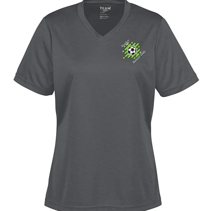 Zone Performance Tee - Ladies' - Heathers - Embroidered
