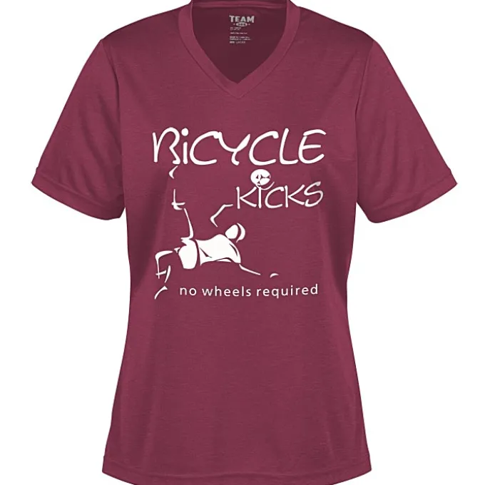 Zone Performance Tee - Ladies' - Heathers - Screen